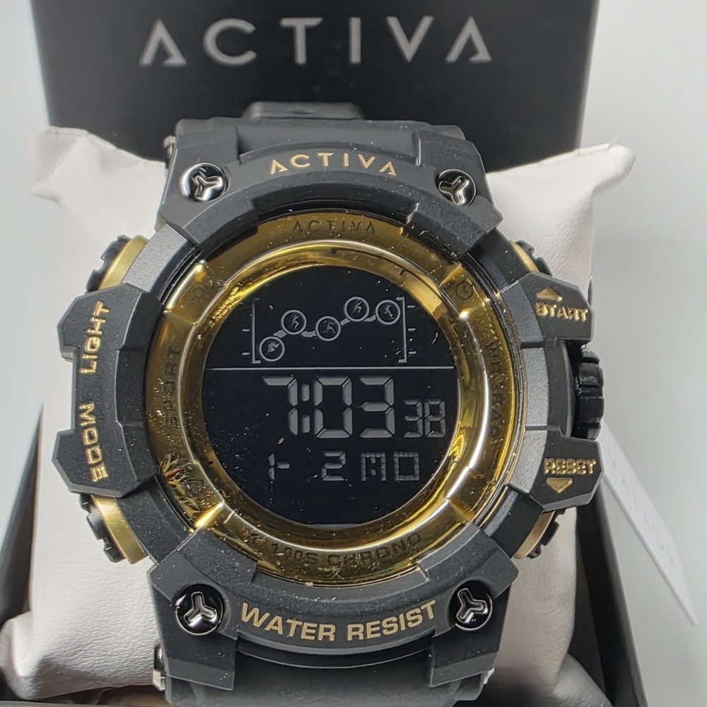 NEW Activa X Invicta Digital Men's Watch - 50mm, Black‎ (AIC-ACW8082-005) #0711